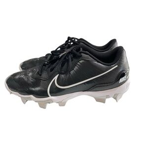 Men's Nike Alpha Huarache 7 KYSTN Baseball Cleat Blk/Wht Size 7 DJ65240-001